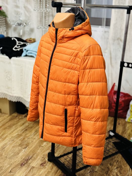 Geacă de barbați portocalie TOMMY HILFIGER