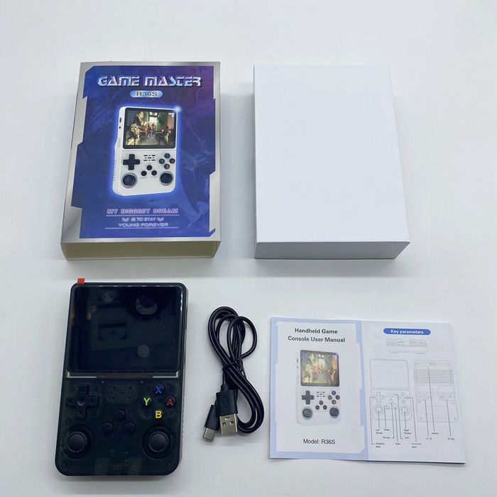 Игровая приставка R36S карта памяти 64 GB