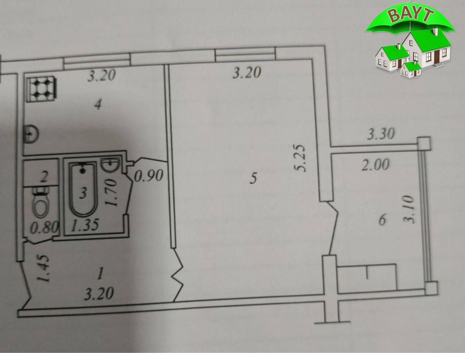 х Чиланзар 25 квартал 1/4/4 Орт.Олам Клиника,Балкон:2х4
