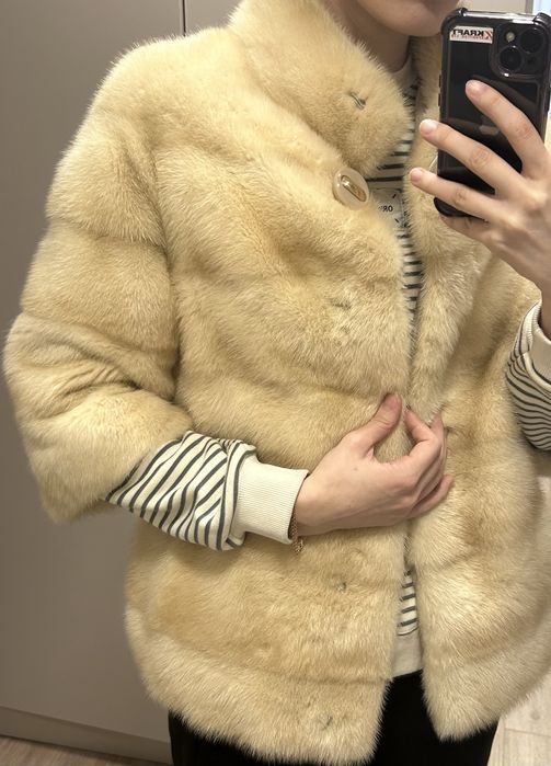 Женская норковая шуба