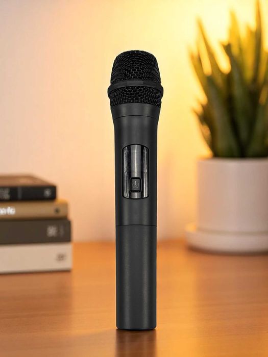 Караоке колонка bluetooth ZQS8302, с беспроводным микрофоном, 80 см