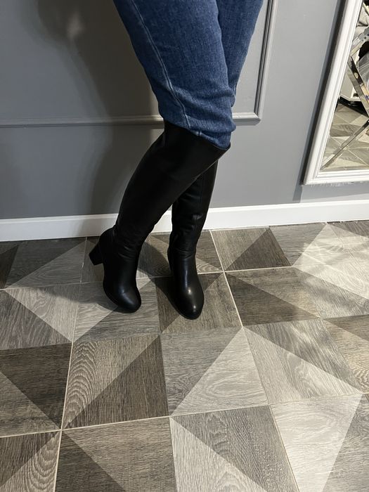 Ботфорты натуральная кожа, зима