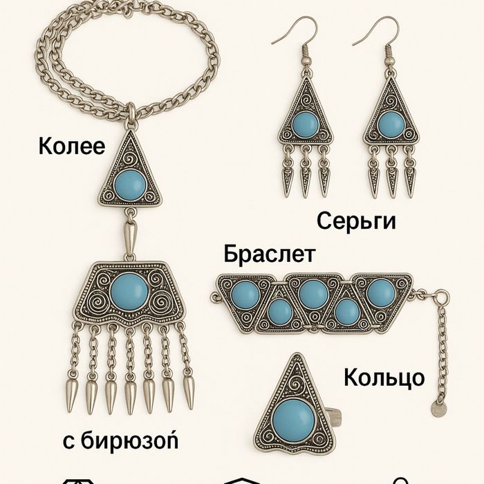 Набор национальных украшений