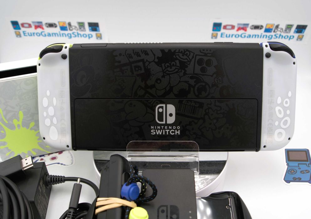 Nintendo Switch OLED Splatoon Modat Picofly/ Tinfoil/256GB/30+ Jocuri