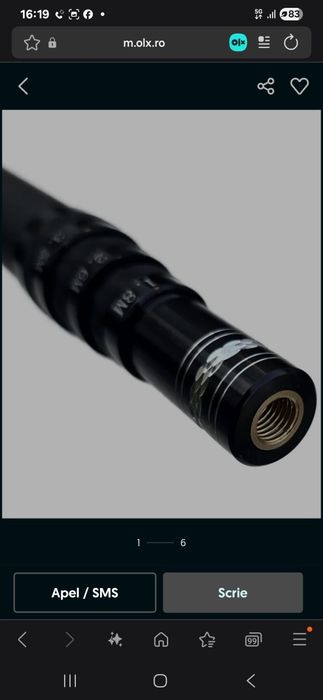 Coada Minciog PROFL Carbon FEEDER Telescopica 2.5m / 3.0m / 3.5m 4.0m
