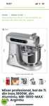 Mixer cu bol, 4 trepte de turatie