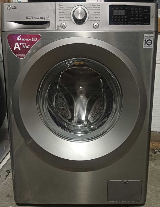 Masina de spalat rufe LG, Direct Drive, 8 kg, 1400 RPM, Clasa A+++