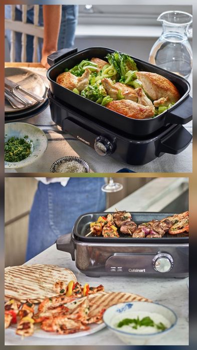 Мултикукър 5 в 1, 1400W, сив - Cuisinart от 90-220 градуса