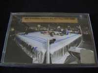 Placa WWE Smackdown bucata din panza ringului (2002-2008)