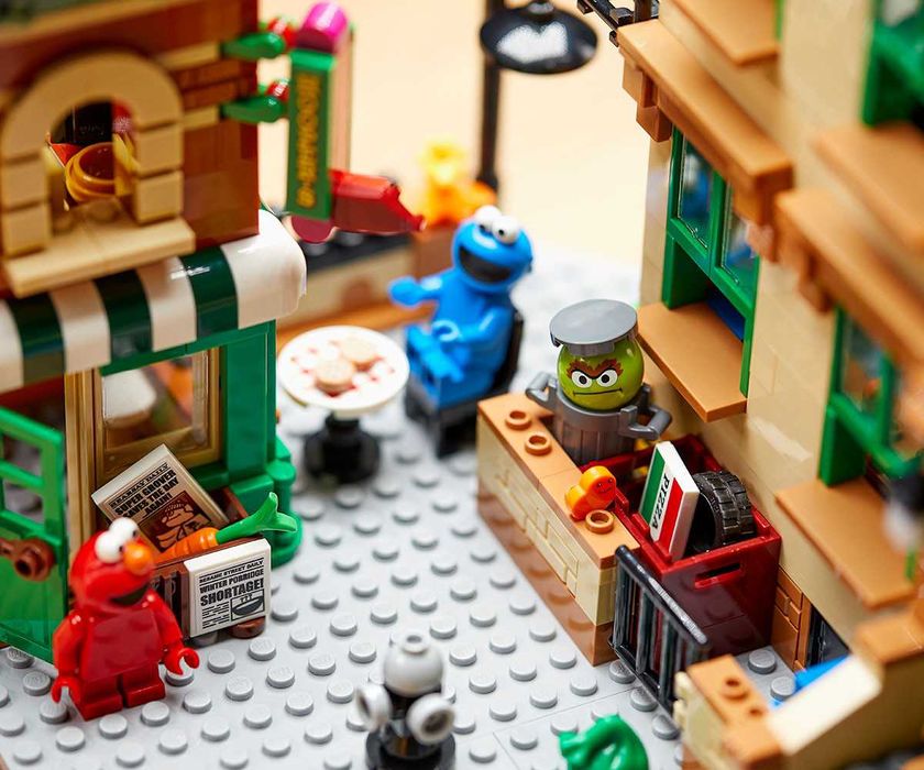 Употребявано LEGO Ideas 21324 - 123 Sesame Street