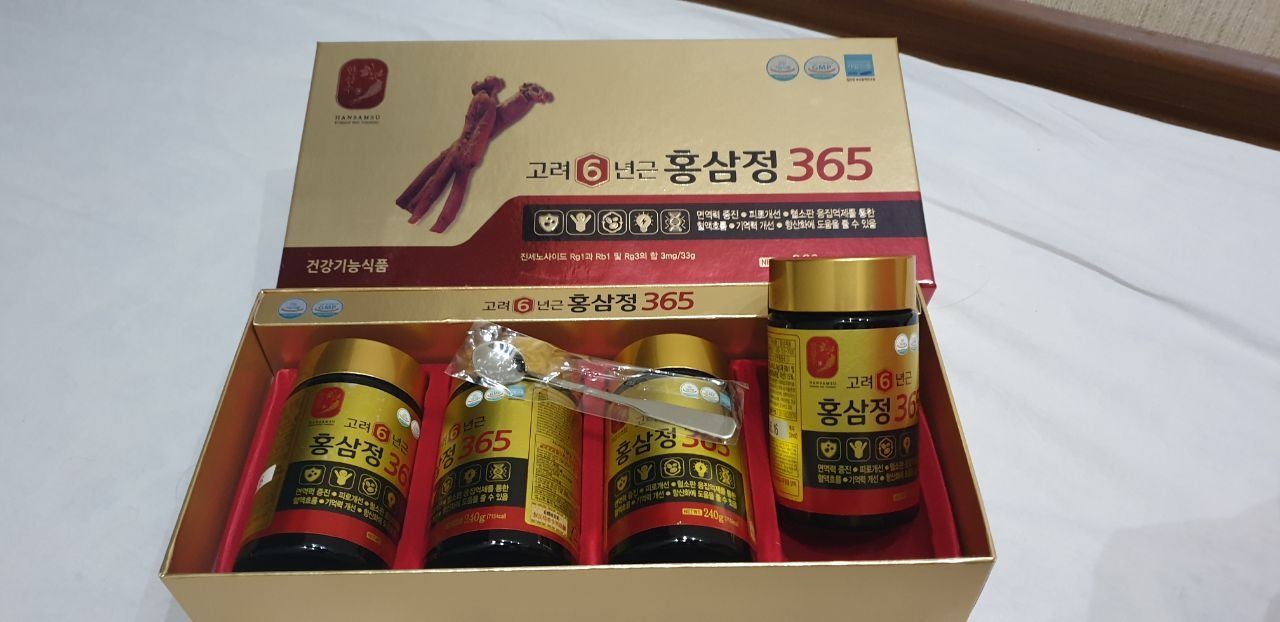 Korea  6 yillik qizil jenshen original va ishonligi