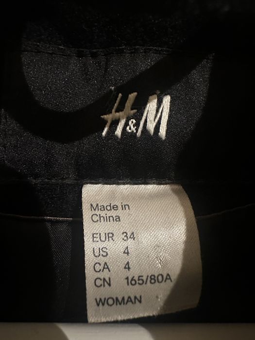 Черно палто H&M