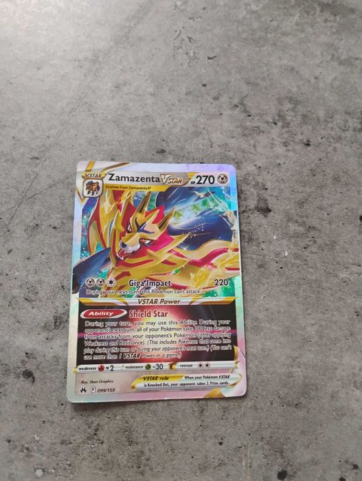 Card Pokemon Zamazenta Vstar