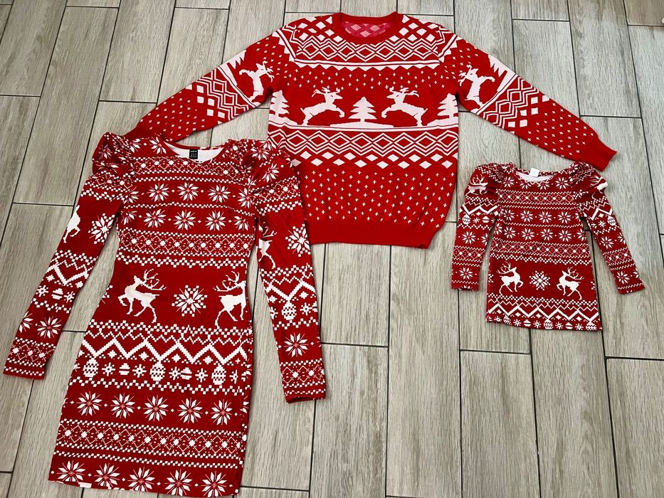 Коледни семейни дрехи