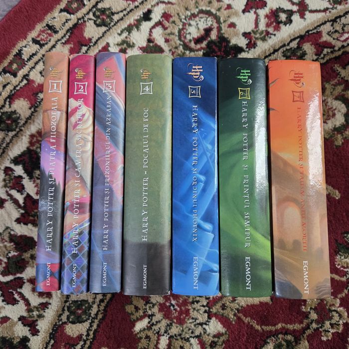 Seria Harry Potter - Egmont, toate volumele cartonate,impecabile