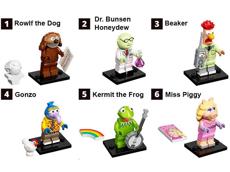 НОВИ! Лего Мъпетите колекционерски фигурки - Lego 71033 The Muppets