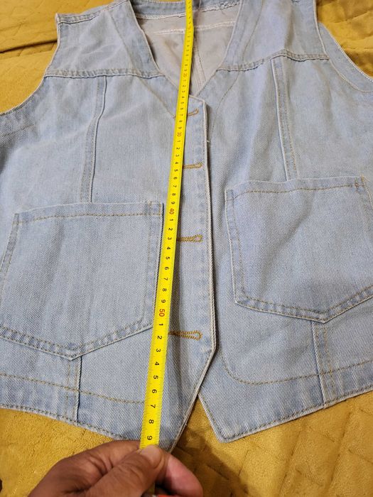 Vesta blue jeans denim 2XL nou nepurtat.
