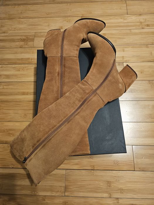 Cizme damă piele intoarsă