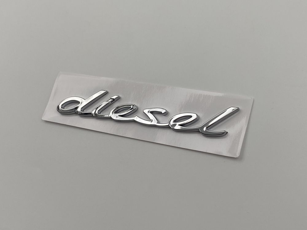Emblema PORSCHE diesel crom