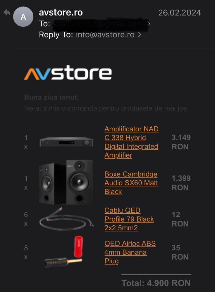 Amplificator integrat NAD C 338 Hybrid