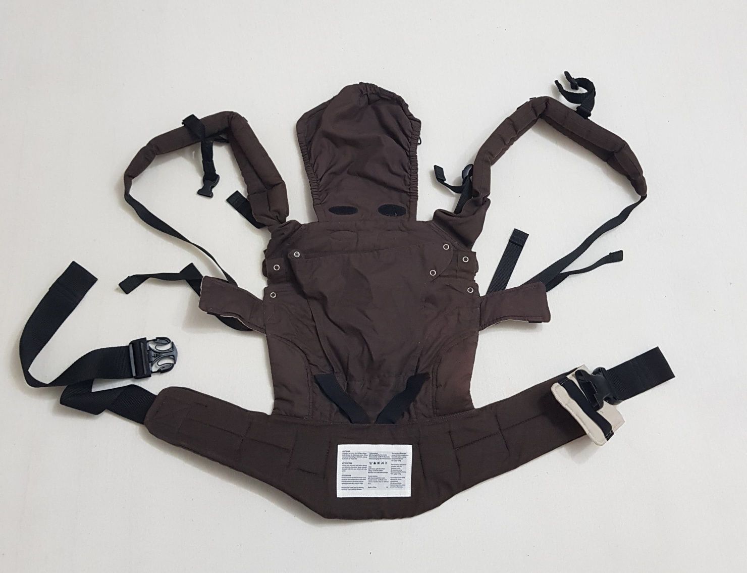 Marsupiu, port bebe, ham  Manduca XT First Brown, 3 - 20 kg, 3 pozitii