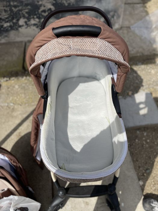 Carucior 3 in 1 Poema Brown - Krausman - Testat ADAC