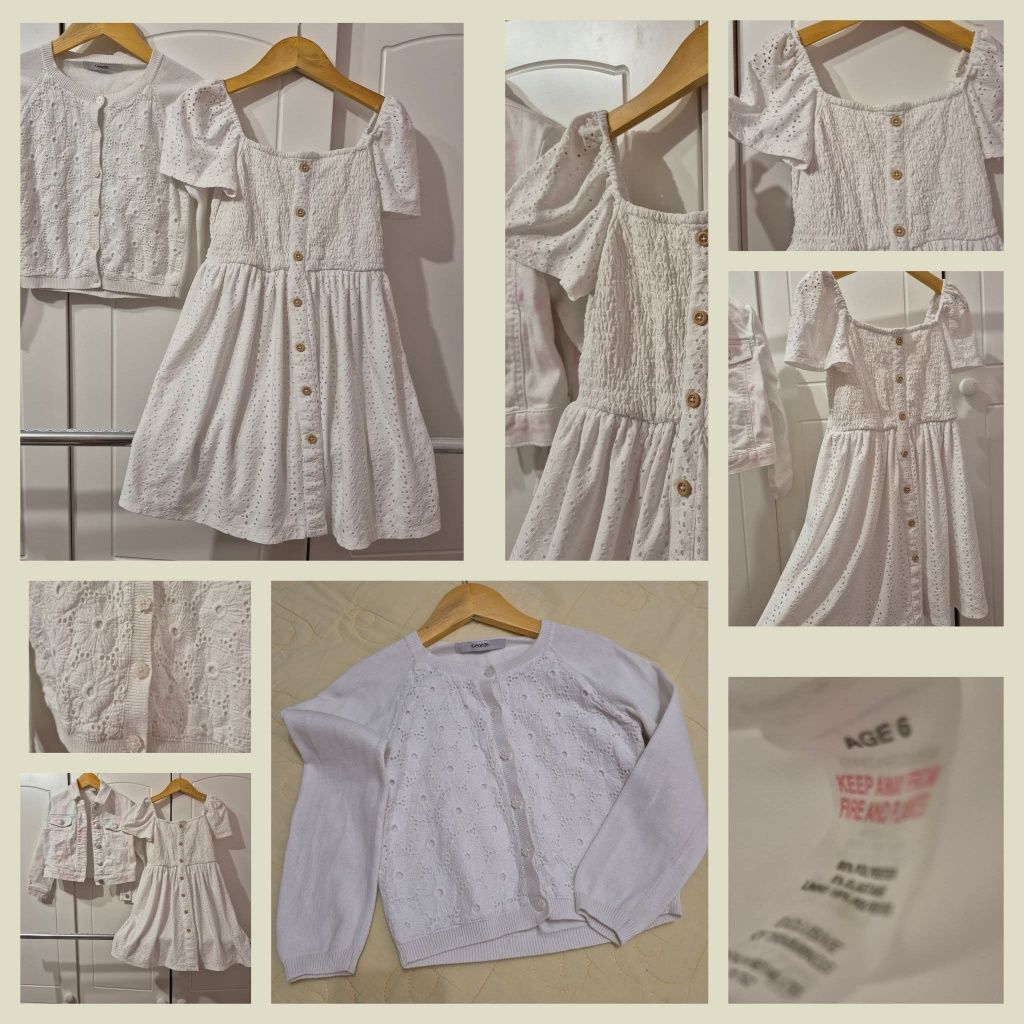 Гащеризон,сетове,рокля,полар,горнище,Next,M&S,Jojo Maman 5-6г,116р