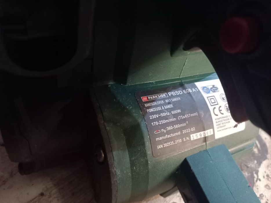 Vand slefuitor cu banda  PBSD 600A1