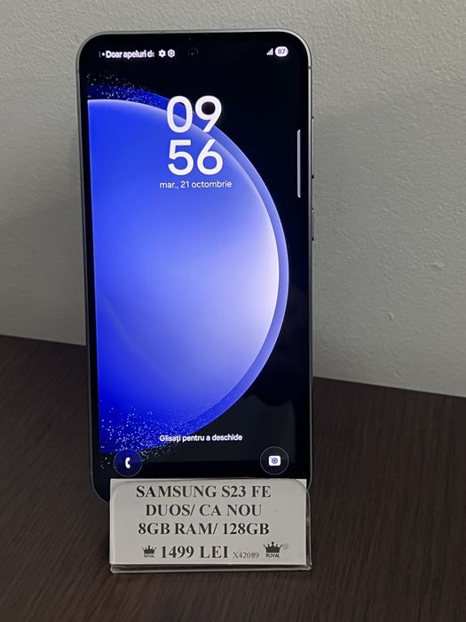 Amanet Royal CB: Samsung S23 FE duos 8gb ram 128gb stocare