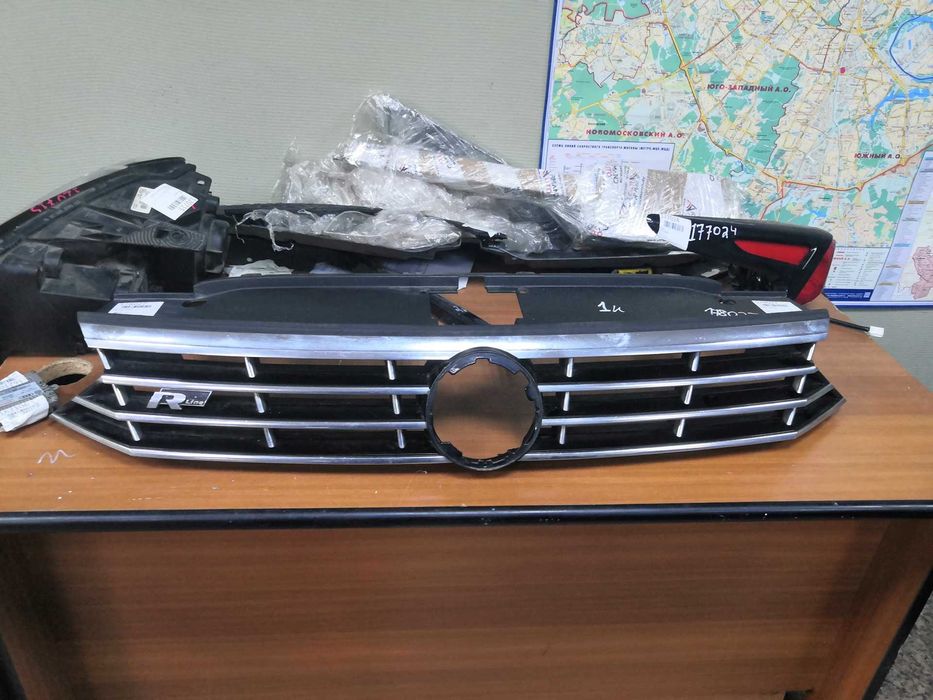 R LINE решетка VW PASSAT B8 2015-19 R-line reshetka volksvsgen golf 7