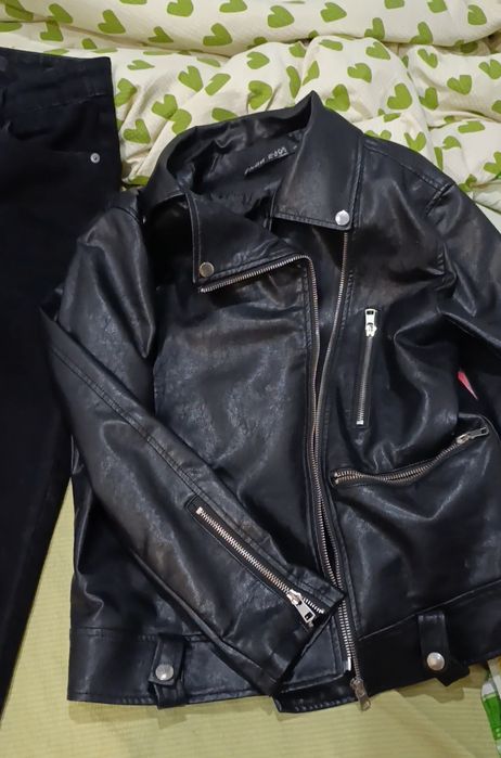 Детская кожаная куртка косуха