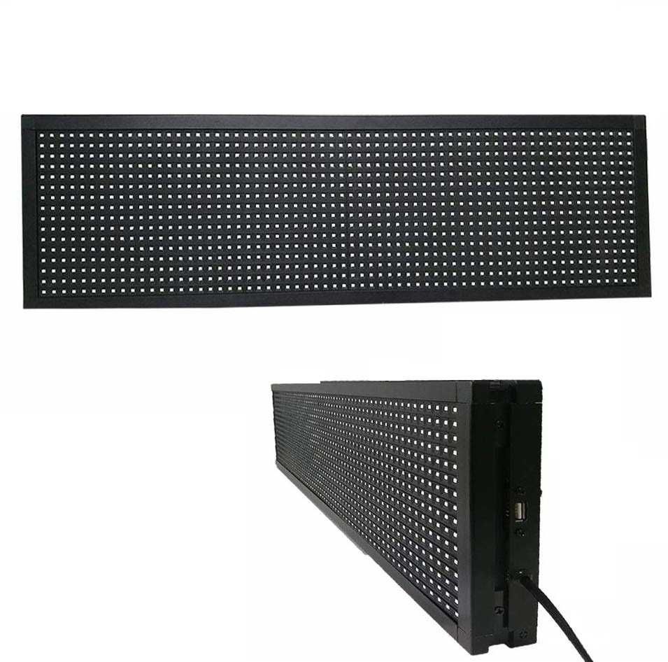 Panou Led de Exterior Programabil/Reclama Luminoasa 200x40 ROSU