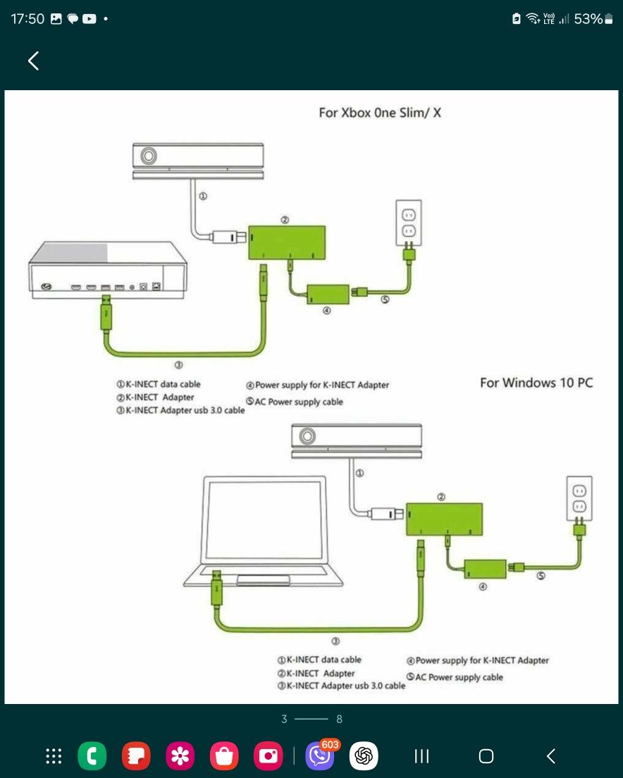Оригинално Адаптер Кинект XBOX 360 и Kinect adapter XBOX ONE