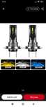 Set 2 Becuri auto LED H7 120W/set 12 LED SMD 6000K
