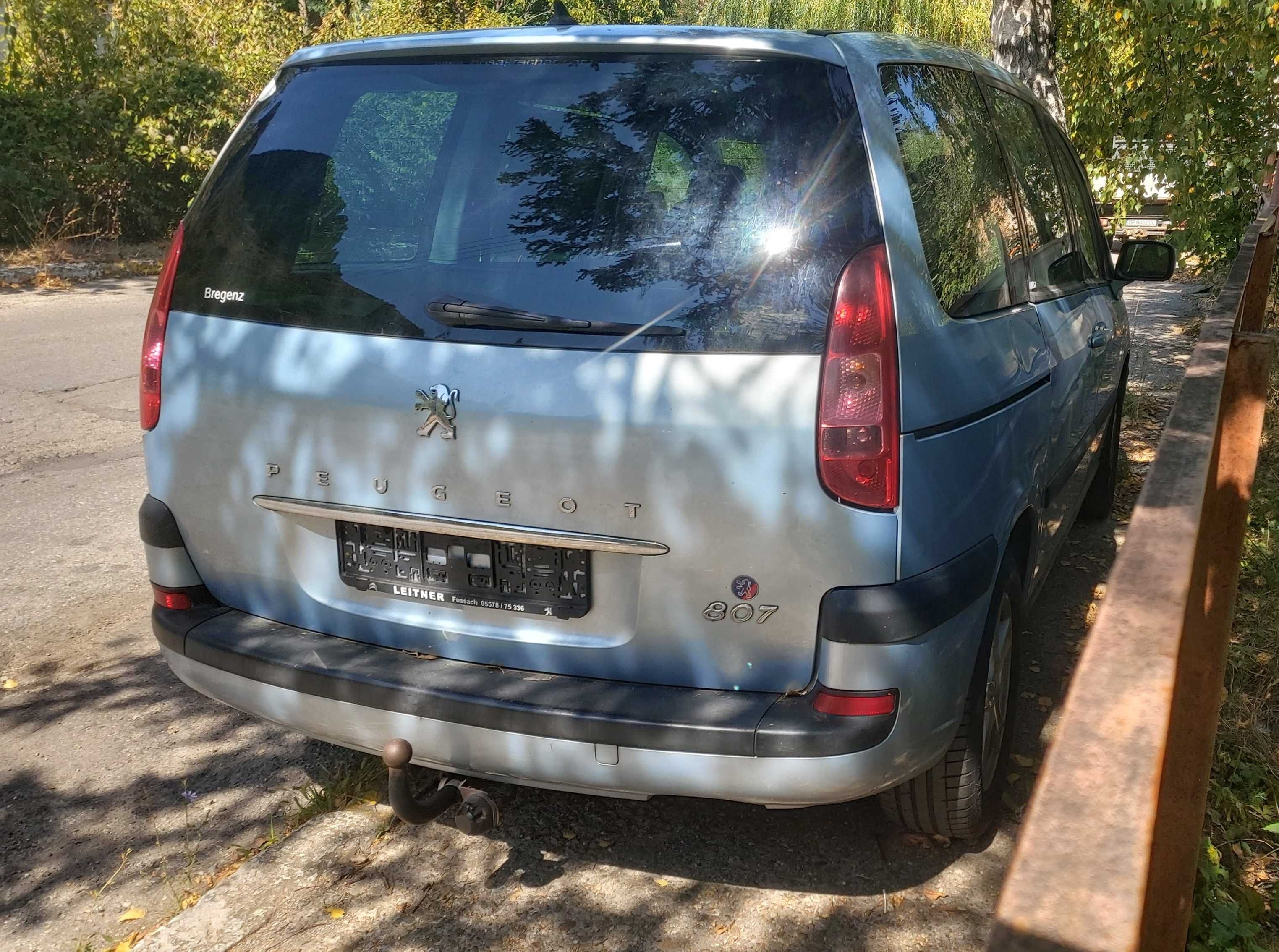 Peugeot 807, 2002 година, 2.0 HDI, 3900 лв