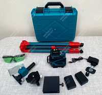 Бепул доставка lazer нивелир лазерный уровень 3D и 4D Makita 360 green