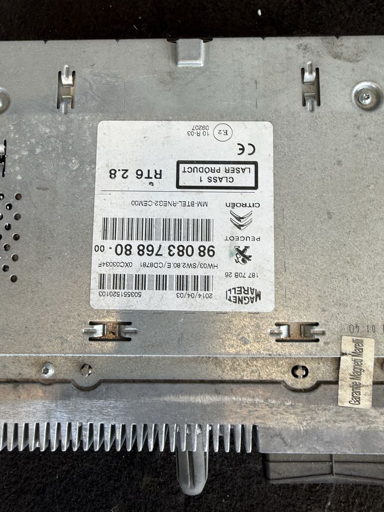 Радио Медиа модил навигация Citroen C4 DS4 DS5 RNEG2 RT6