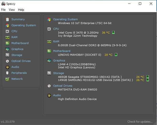 Calculator Unitate PC,Lenovo Gen3 ,I5 3470,Ram 8G,Windows 10 Office