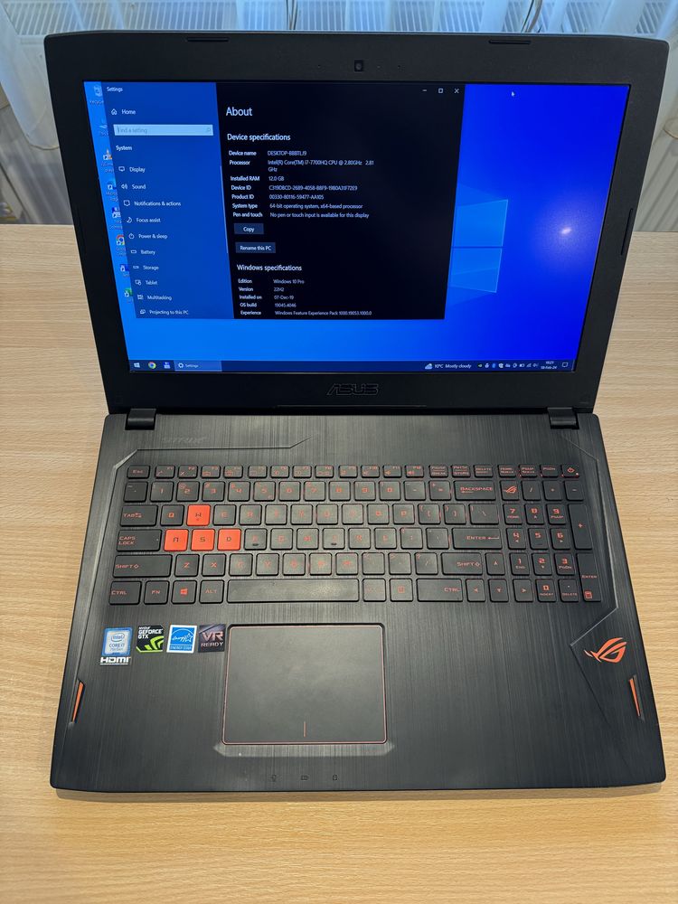 Vand Laptop gaming Asus ROG Strix GL502VM