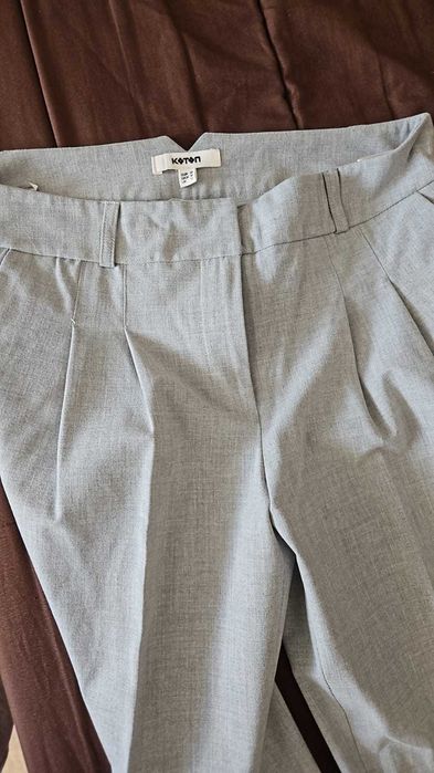 Pantaloni eleganți gri deschis – Koton, mărimea 38 (EUR)