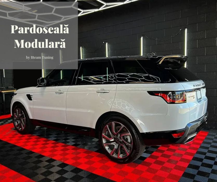 Pardoseala Modulara pentru Garaj Service Detailing