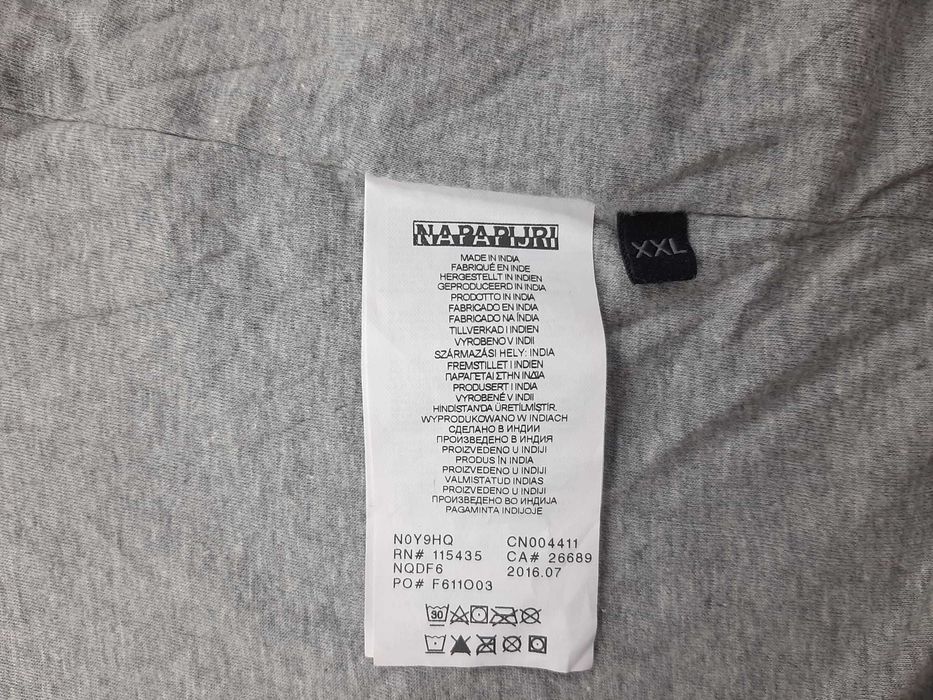 Napapijri Yupik Fleece - Оригинално мъжко поларено яке размер XL