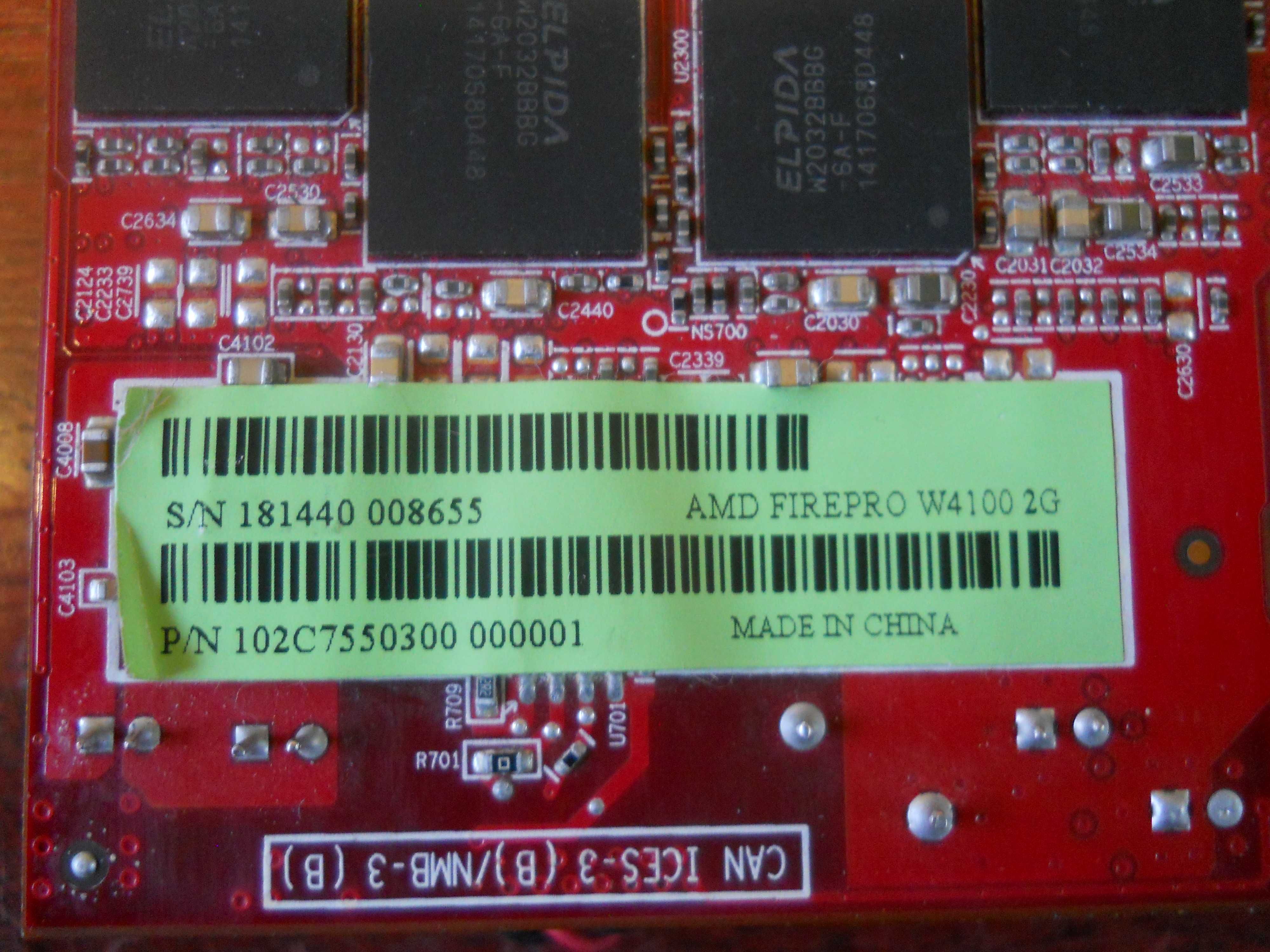 Placa Video AMD FirePro W4100 2GB GDDR5 128 bit