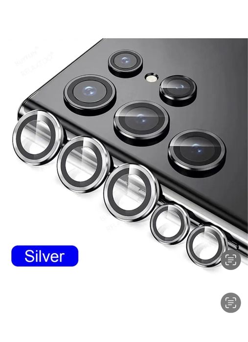 Folie Sticla Camera Cercular Metal Samsung S22/S23/S24/S25/PLUS/ULTRA