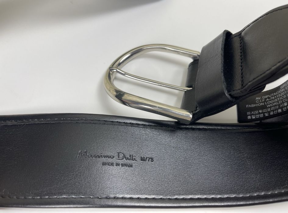 Curea din piele naturala Massimo Dutti