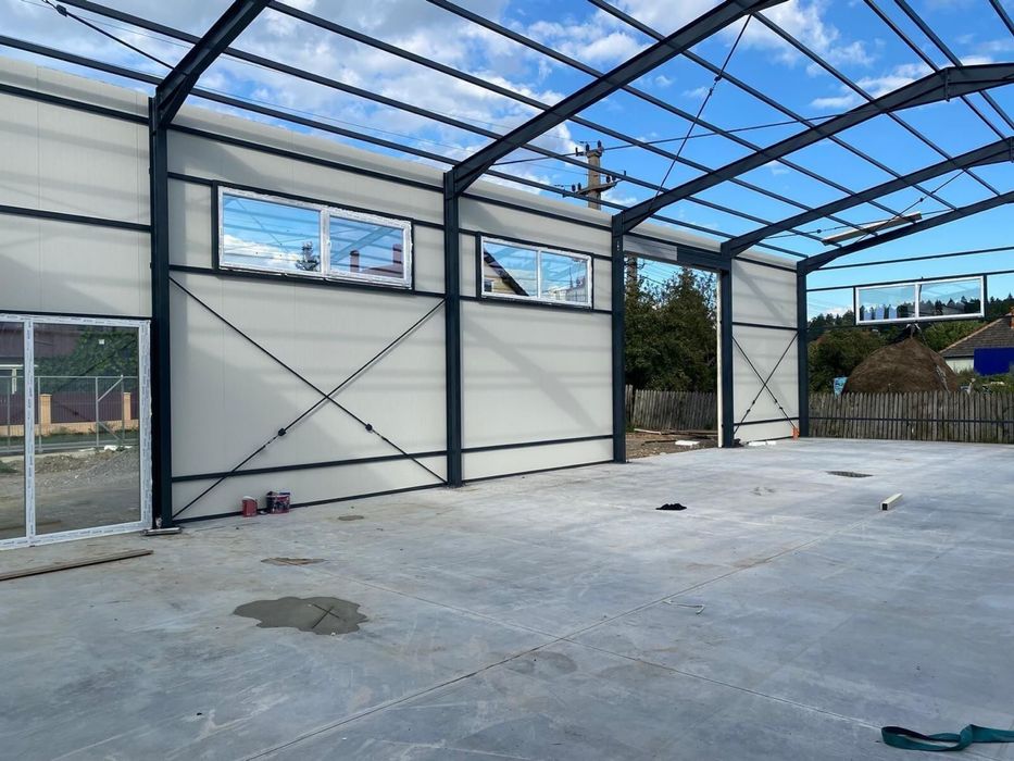 Vindem si confectionam hale metalice