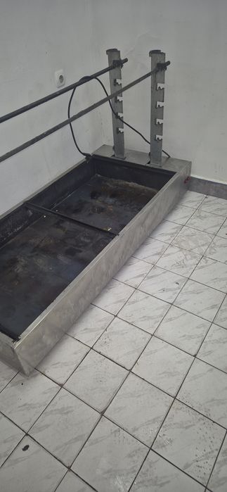 Професионален грил на жар с два мотора за въртене –
