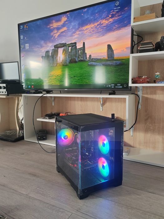 Pc gaming nou garantie wifi/ryzen 5500/16g ram/rx vega56 8g hb/ssd 512