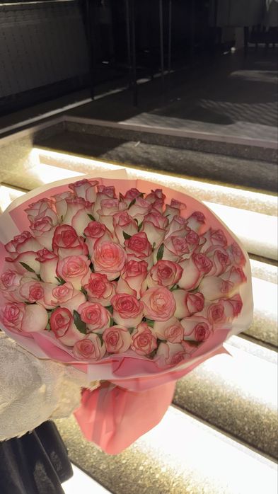 Свежие 51 роза.