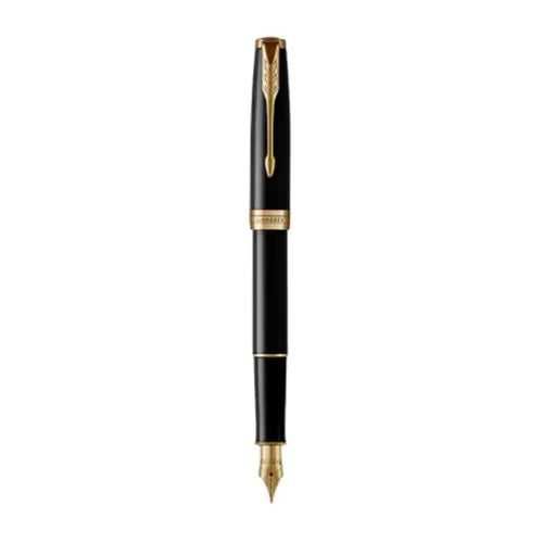 Комплект Parker Sonnet Black GT – Химикалка и Писалка, 23К Злато